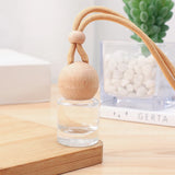 1Pc 8ML Conical Flask Empty Bottle Car Pendant Car Essential Oil Diffuser Fragrance Air Freshener Scent Perfume Bottle Ornament