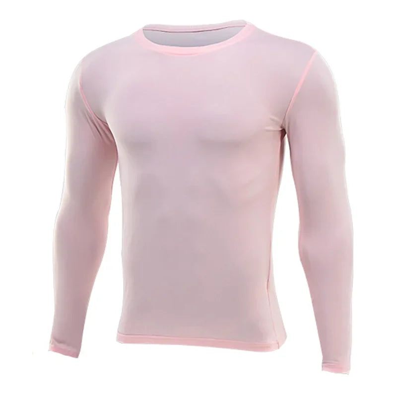 Men Women Kids Children Boy Girl Compression Running Long T Shirt Fitness Sport Basketball Football Gym Sportswear Clothes 8659