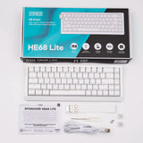 EPOMAKER HE68 Lite 65% ANSI US Layout Tray-Mounted Wired Hall Effect Magnetic Mechanical Keyboard DKS SOCD RGB Backlight