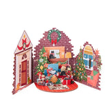Cartões De Árvore De Natal, Cartão 3D Com Envelope, Fontes De Férias, 3 Cartões Pop Up Dimensionais, Festa De Natal Do Gato