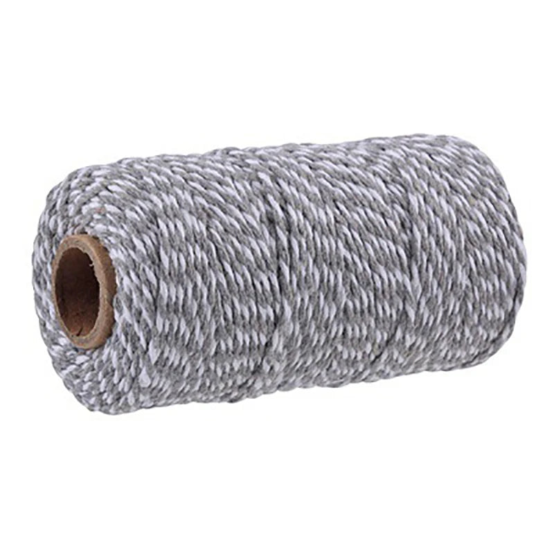 2mm de espessura açougueiros corda, feita de algodão, torção, para carne, salsicha, salsicha, corda, para churrasco, a 100 metros