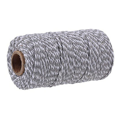 2mm de espessura açougueiros corda, feita de algodão, torção, para carne, salsicha, salsicha, corda, para churrasco, a 100 metros