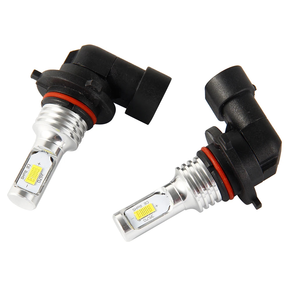 2Pcs Car HB3 LED Bulbs 9005 Headlight Kit Fog Bulb Lamp Light 6000K Xenon White Automotive Fog Lights Turbo Mini Lamp Headlights