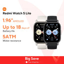 Global Version Xiaomi Redmi Watch 5 Lite 1.96'' AMOLED display 18-Day Battery life Bluetooth® calling Built-in GNSS 5ATM