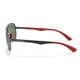 Ray-Ban original 8313M SCUDERIA Aviator Feri Men sunglasses Resin lenses, UV Protection Premium Eyewear in box