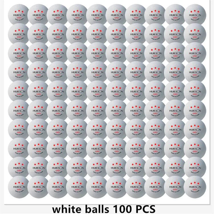 Huieson 50/100 PCS High Quality Ping Pong Balls International Standard Table Tennis Balls  For Competition And Training