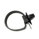 10/30/50PCS Car Nylon Black Cable Ties Push Mount Wire Harness Fastener Cable Clamp Clips Ties Management Car Wire Organizers