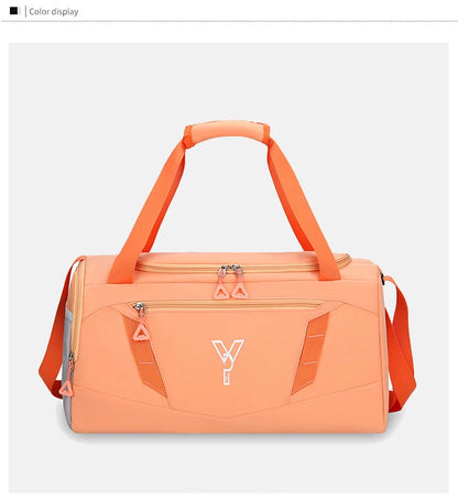 Woman Sports Gym Handbag Waterproof Fitness Training Bag Dry Wet Swimming Tote With Shoes Pocket Travel Luggage Shoulder Bags