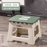 Portable Folding Stool Thickened Plastic Campstool Mini Hand Held Chairs Outdoor Activities Fishing Bench Household Space Saving