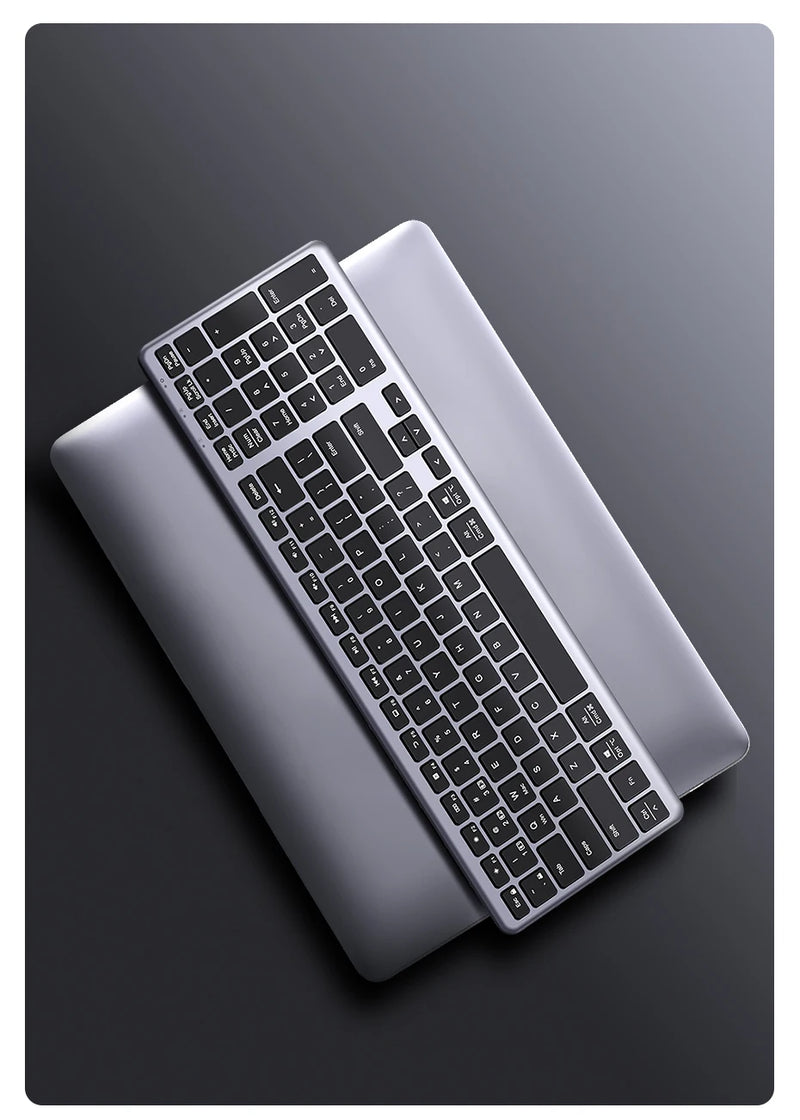 UGREEN Keyboard Wireless Bluetooth 5.0 2.4G Russian/Korean/EN 99 Keycaps For MacBook iPad PC Tablet USB C Rechargeable Keyboard
