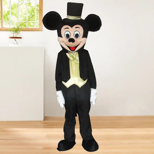 Disney Mickey Minnie Mouse Mascot Costume Cartoon Characters Advertising Event Party Cosplay Dress Suit Animal Carnival Props