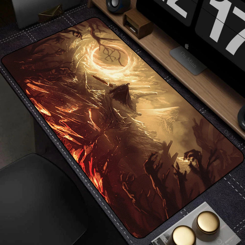 Anime Berserk Mousepad Big Deskmat With Lockrand Office Pc Computer Accessories Mouse Pad Gaming Prime Gaming XXL Keyboard Mat
