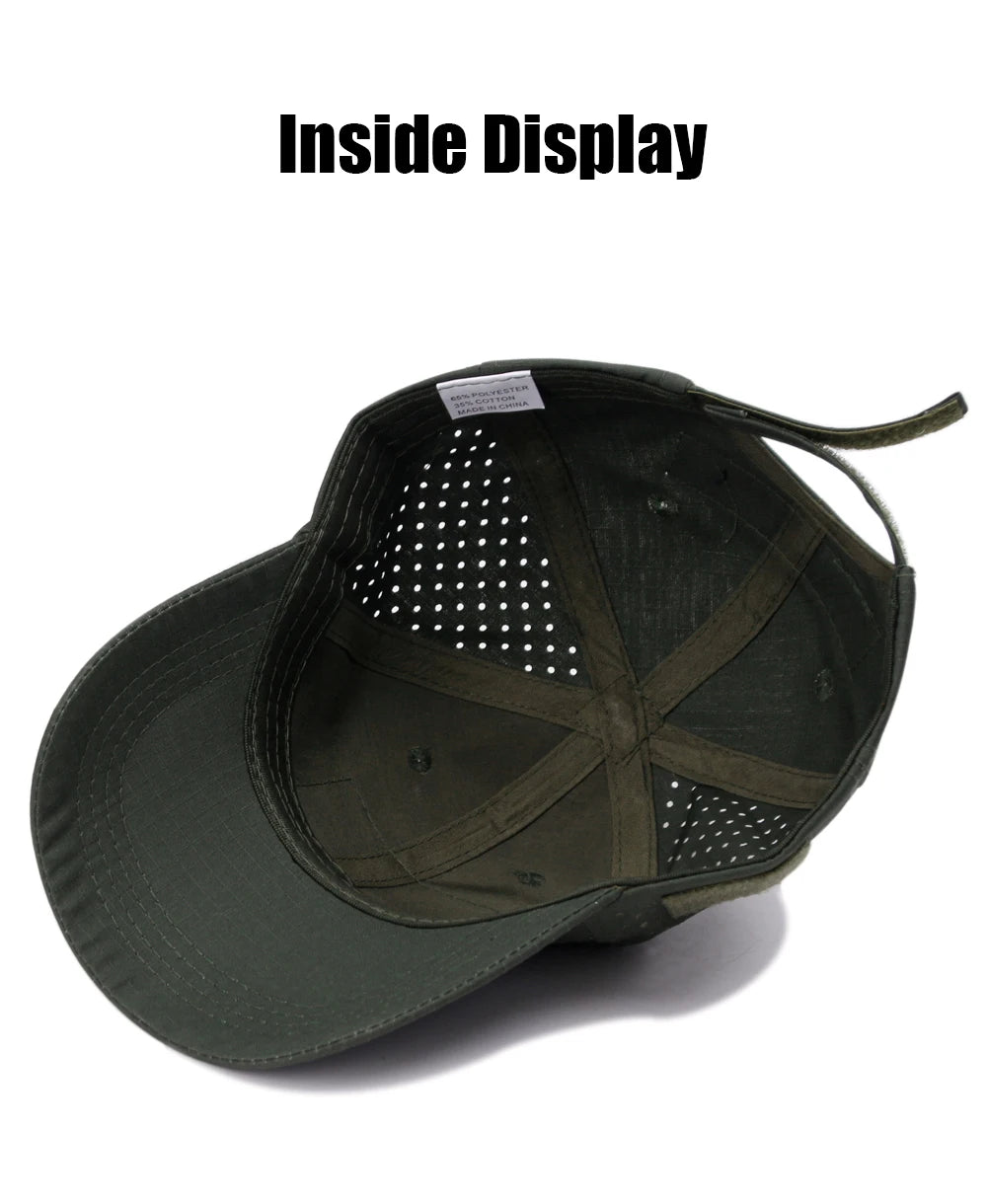 1/2pcs New Men's Camouflage Baseball Cap Breathable Sunscreen Hat Outdoor Sports Hunting Hiking Camping Beach Fishing Sun Hat