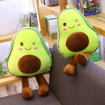 30 45 60CM Cute Avocado Stuffed Plush Pillow Toys Kids Filled Doll Fruit Cushion Soft Plush Doll Toy Baby Girl Birthday Gift