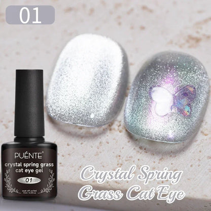 7.5ML Super Shiny Ruby Red Cat Magnetic Gel Nail Polish Wine Red Cat Eye Gel Soak Off Semi-Permanent Nail Varnish For Manicure