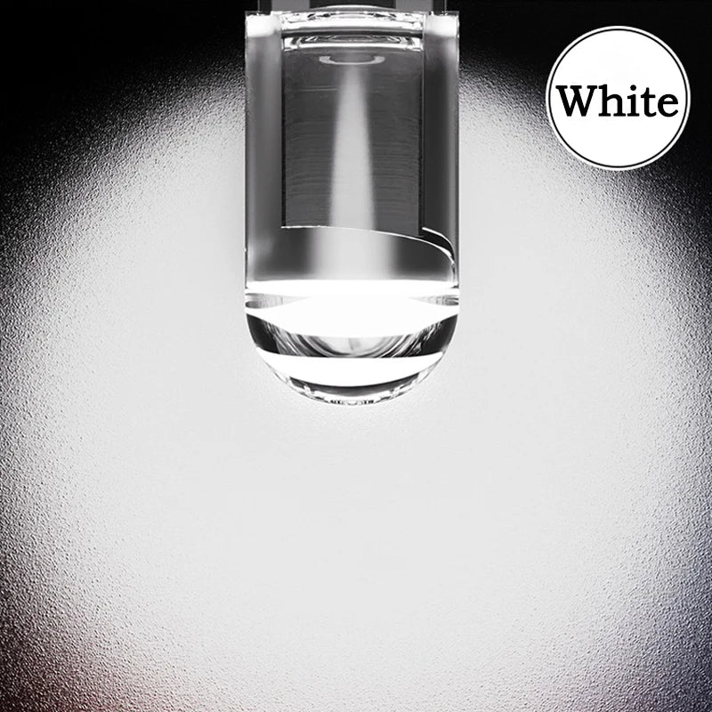 T10 w5w canbus vidro cob led lâmpada do carro 6000k leitura cúpula lâmpada marcador cunha placa de licença lâmpada dc 12v branco azul vermelho luz