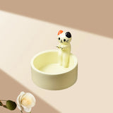 Kitten Candle Holder Cute Cat Candlestick Creative Aromatherapy Candle Holder Durable High Temperature Cartoon Candlestick Decoration