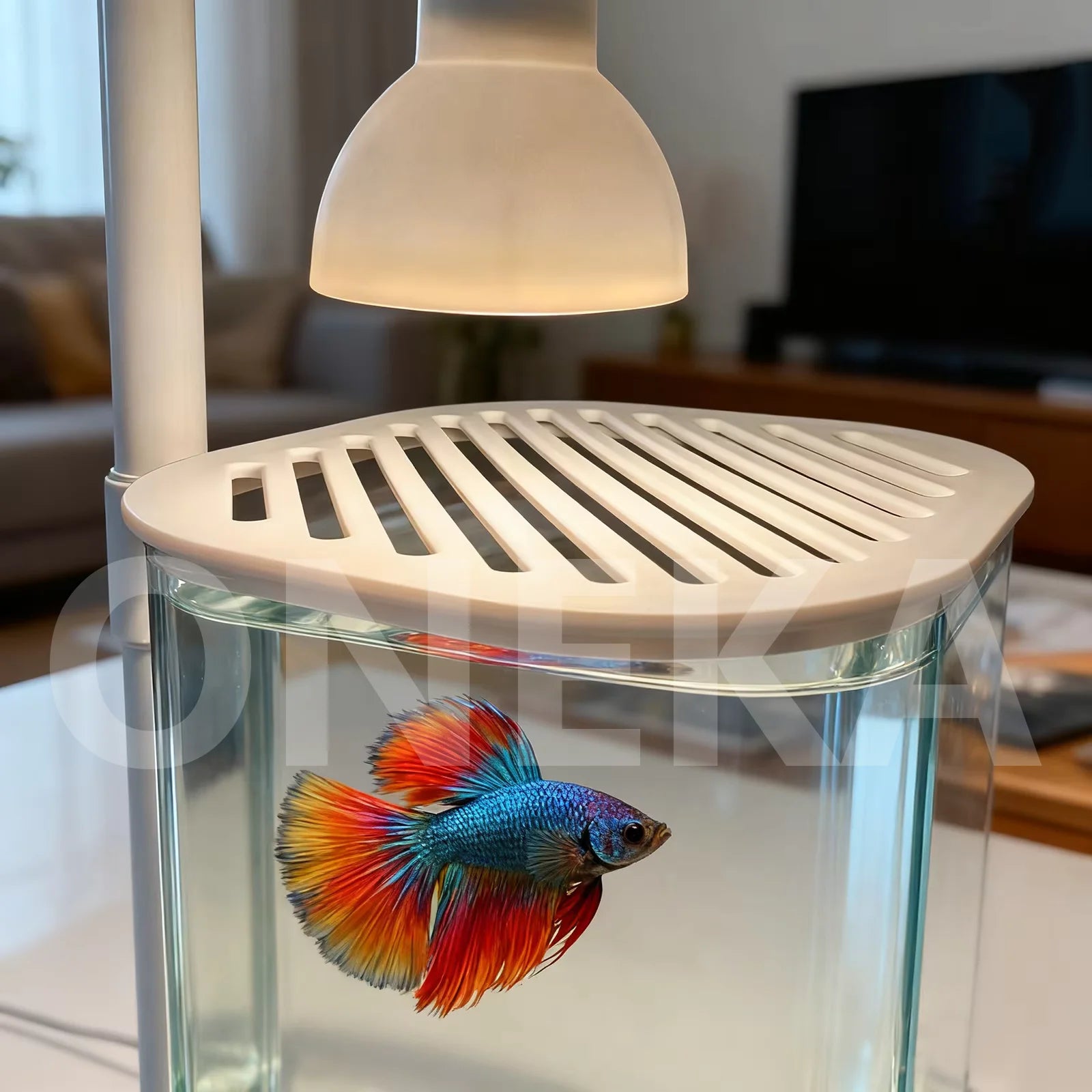 Starter Kit Small Fish Tank Fighting Fish Tank Tabletop Turtle Tank Goldfish Tank With Light Party Gift Idea For Kids
