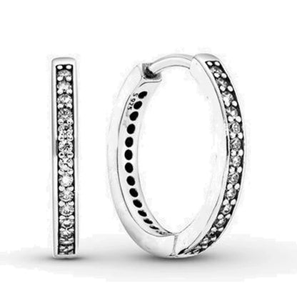 Onda brincos de argola para mulheres, 925 encantos de prata, se Fits original pandora, presente da jóia diy, venda quente, novo, 2024
