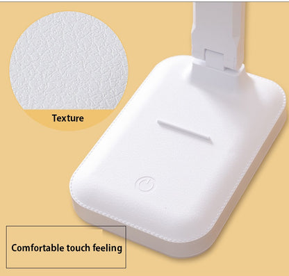 6000mAh Chargeable LED Table Lamp USB 3 Color Stepless Dimmable Desk Lamp Touch Foldable Eye Protection Reading Night Light
