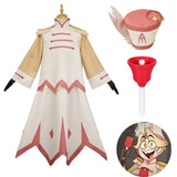 Hazzbin Abel Cosplay Costume Anime Hotel Disguise for Adult Men Women Clothing Gloves Roleplay Outfits Halloween Carnival Suit