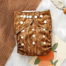 Pañales de tela para bebé, impermeables, reutilizables, ajustables, ecológicos, 100 % poliéster.