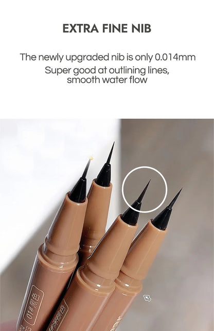 Gege Bear Liquid Eyeliner Pen Waterproof, Smudge-proof, Fast and Precise Makeup, Quick and Smooth Drying