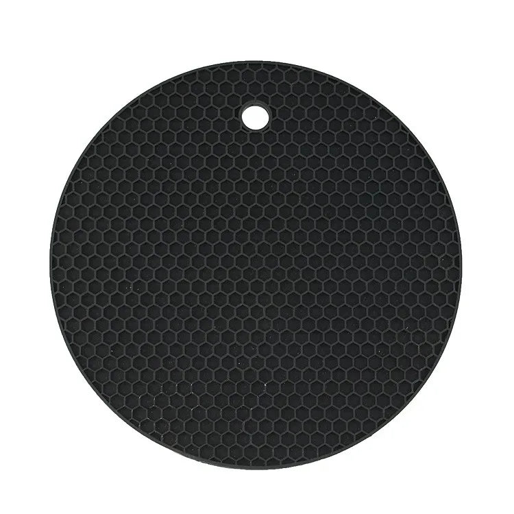 18/14cm Round Heat Resistant Silicone Mat Drink Cup Coasters Non-slip Pot Holder Table Placemat Kitchen Accessories Onderzetters