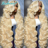 Rosabeauty HD Transparent 13x6 613 Body Wave Honey Blonde Lace Frontal Human Hair Wig Brazilian 13x4 Lace Front Wigs For Women