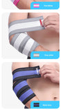 AOLIKES 1PC 40-180CM Elastic Bandage Compression Knee Support Sports Strap Knee Protector Bands Ankle Leg Elbow Wrist Calf Brace