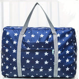 Portable and lightweight travel luggage bag, large capacity sports and fitness bag, foldable handheld boarding bag