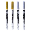 Fine tip permanent Paint Marker Pen DIY Paint Metallic Pen Permanent Gold SILVER Marker Touch Up,School Model Painting