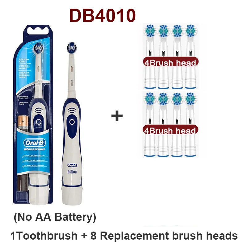Oral B Electric Toothbrush Rotation Precision Clean Tooth Remove Plaque Adult Tooth Brush 5010 with Gift Replacement Brush Heads