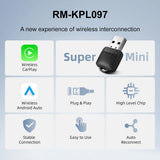 Wireless Carplay Adapter Android Auto 2-in-1 Smart Dongle 2025 5G WIFI For iPhone Android Phone For Volvo Benz MG Kia Chery VW