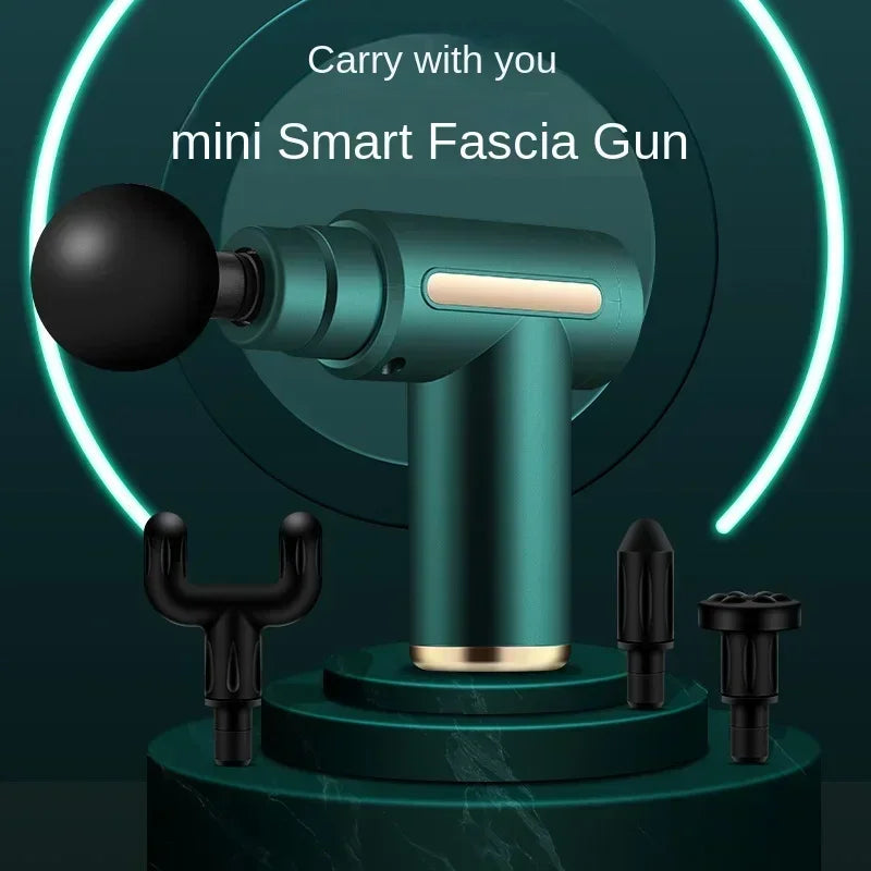 Mini pistola de masaje USB, máquina de Fascia, relajación muscular, pistola vibratoria, varilla de masaje, equipo de Fitness, pistola de Fascia para agarre de cuello