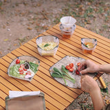 Outdoor Lightweight Folding Tableware Portable Bowl Dinner Plate Coffee Filter Funnel Water Cup Multi-purpose Camping Tableware