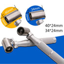 34/40mm Steel Flat Pressure Roller For Wallpaper Gaps DIY Wallpaper Seam Rolling Tool Paint Plate Hand Wheel Rollers X5G4