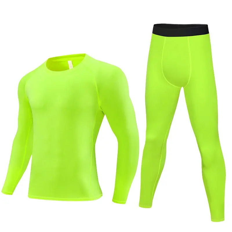 Winter Sports Suit for Kids Quick Drying Thermal Underwear Boys Compression Sportswear Basketball Football Tight Clothing