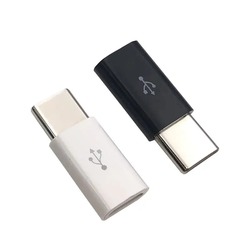 1PCS/5PCS Micro USB Female To Type C Male Adapter Mobile  Phone  Android Converter Micro-B To USB-C Data Cable Connector