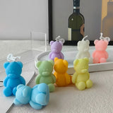 1pc Mini Bear Creative Scented Candles,for Home Atmosphere decoration And Photo Props Birthday Gifts Room Decor Gifts Graduation
