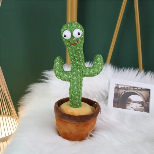 New dancing cactus plush electric toy that sings, repeats, and imitates speech