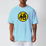 Oversized Loose Dropped Shoulder Short Sleeved Shirt Mesh Breathable Quick Dry T-shirt Gym Bodybuilding Fitness Mens Clothing
