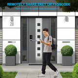 TTLOCK Wifi Electronic Smart Door Lock With Biometric Fingerprint / Password /Smart Card  / Key Unlock/ USB Emergency Charger
