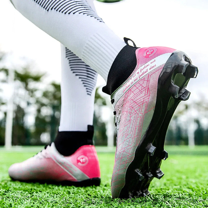 High Quality Men's Football Shoes Original Professional Indoor Society Training Soccer Shoes Fast Ultralight Football Field Boot