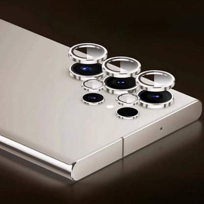 Metal Lens Glass For Samsung Galaxy S25 Ultra S25Plus S24Ultra Lens Ring For Samsung S23 S24 S25Ultra Camera Lens Protector