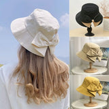 Women's Cotton Fabric Bucket Hats High Quality 10 Colors Unisex Women Summer Hat Sunbonnet Cap Outdoor Fisherman Hat