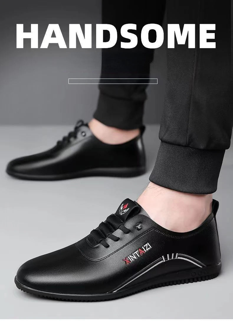 2024 New Casual Shoes for Men Fashion Lightweight Men Walking Shoes Comfortable Slip-on Loafers Outdoor All-Match Men Flat Shoes