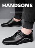 2024 New Casual Shoes for Men Fashion Lightweight Men Walking Shoes Comfortable Slip-on Loafers Outdoor All-Match Men Flat Shoes
