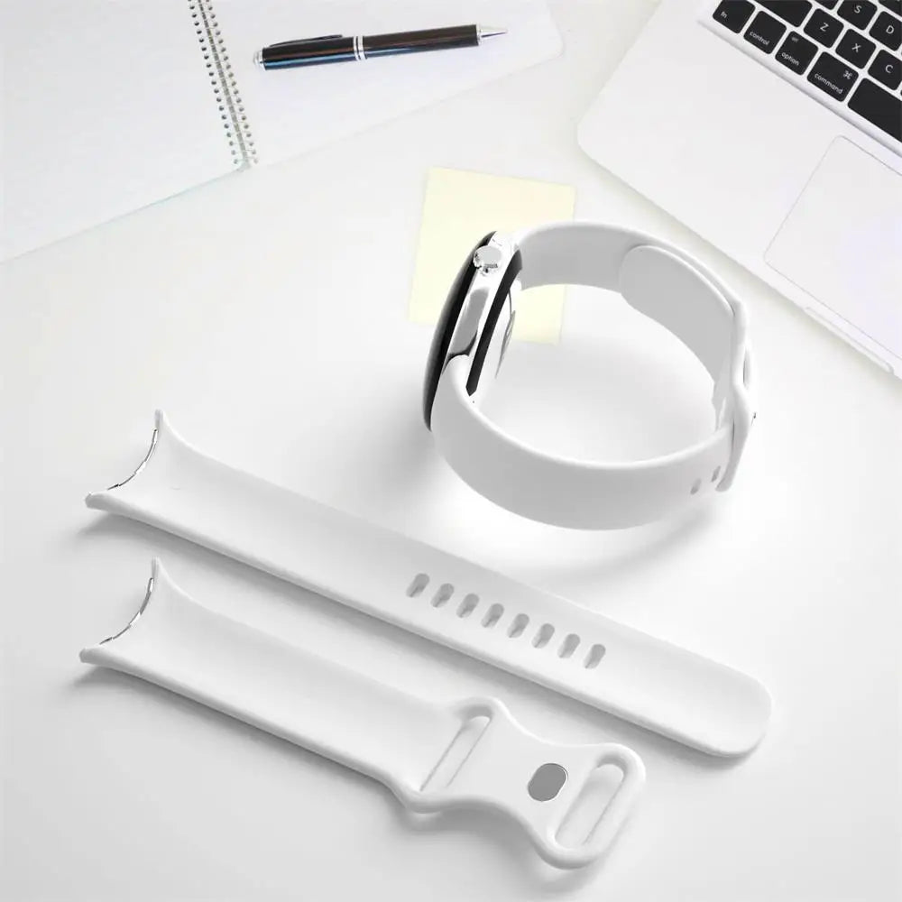 Silicone strap For Google Pixel Watch 2 Band Accessories Sport Smartwatch wrist No Gap Bracelet Correa Belt Pixel Watch Active