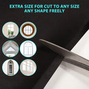 1/2/3M Portable Blackout Curtain Blind Window Thermal Insulated Kitchen Curtains Stick On DIY Non-perforated Temporary Curtain